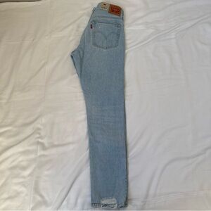 Levi's Light Blue Ankle Jeans